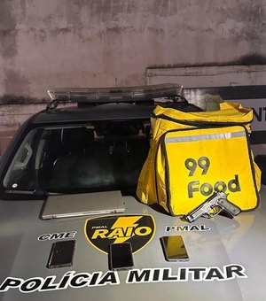 Polícia recupera aparelhos roubados por falso entregador na parte alta de Maceió