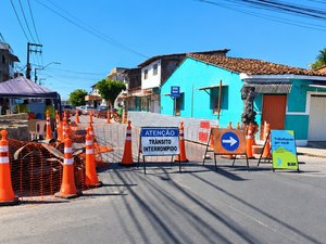 Rua Cabo Reis terá interdição por mais de um mês para obra de esgoto da BRK