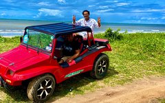Jornalista Maurício Silva aprova o lindo passeio de buggy