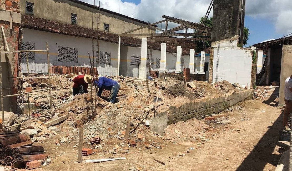Tradicional escola de São Luís do Quitunde passa por reforma e ampliação