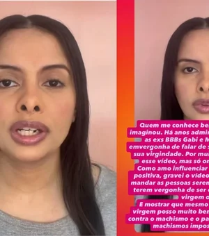 Aos 35 anos, influenciadora afirma ter orgulho de ainda ser virgem