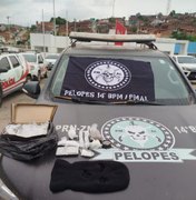 Polícia apreende drogas na residência de suspeito no município de Joaquim Gomes