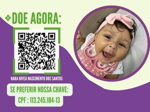 Bebê de dez meses diagnosticada com Atrofia Muscular Espinhal precisa de doações para tratamento