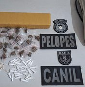 Mulher é presa em flagrante por tráfico no Conjunto Frei Damião, em Arapiraca