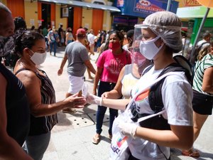 Mais 45 mil kits de máscaras serão distribuídos em Maceió até domingo (12)