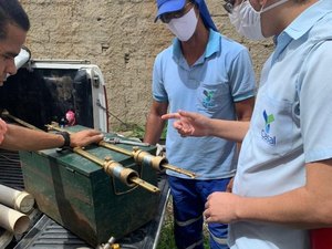 Casal capacita corpo técnico de unidades do interior para a prática da pitometria