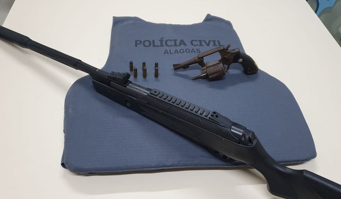 Operação resulta na prisão de homem e na apreensão de armas em Maravilha