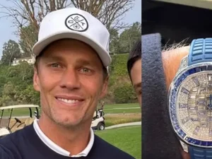 Tom Brady impressiona com relógio milionário avaliado em R$ 4,4 milhões