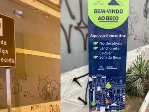 Placa histórica do Beco da Rapariga é reinstalada após polêmica em Maceió