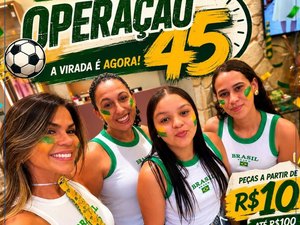 Loja feminina de Arapiraca lança “Operação 45” inspirada nos minutos finais de uma partida de futebol