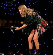 Taylor Swift quase cai durante show em São Paulo