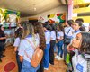 Estudantes aprendem sobre arte e sustentabilidade durante visita em Girau do Ponciano