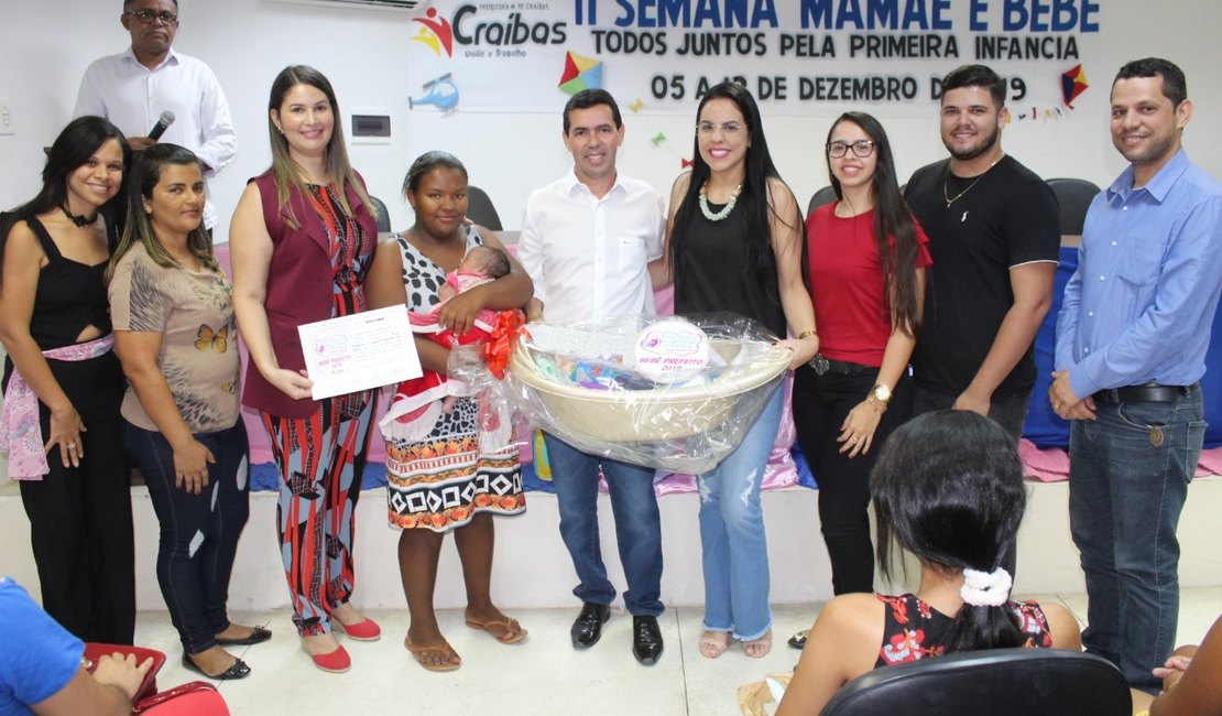 Prefeitura de Craíbas promove diversas ações durante a II Semana Mamãe e Bebê.