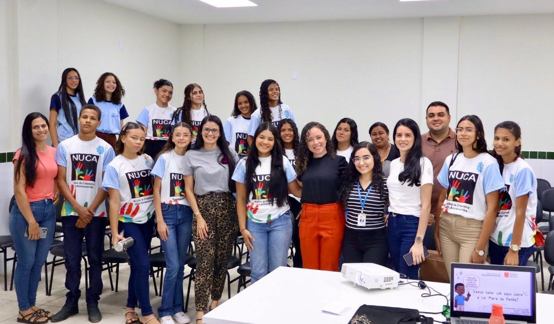 Agosto Lilás: estudantes da rede municipal de Palmeira dos Índios discutem combate à violência de gênero