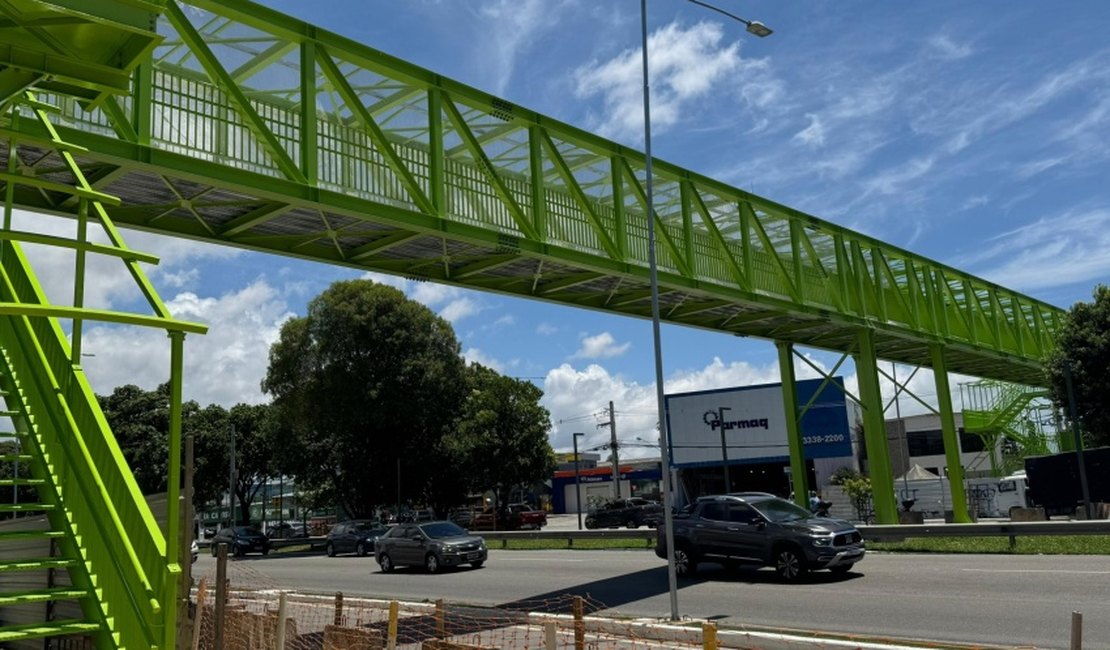 Passarela do Canaã tem mais de 90% dos serviços concluídos