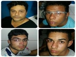 Gecoc e Radiopatrulha prendem 4 homens e apreendem cocaína em Maceió