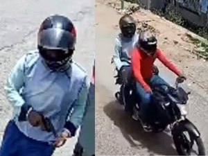 Polícia tenta identificar dupla suspeita de ataque a tiros em barbearia de Maceió