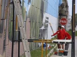 Prefeitura de Rio Largo resgata história do município com revitalização de viaduto