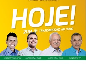 7 Segundos realiza debate com candidatos a prefeito de Arapiraca nesta terça, às 20h