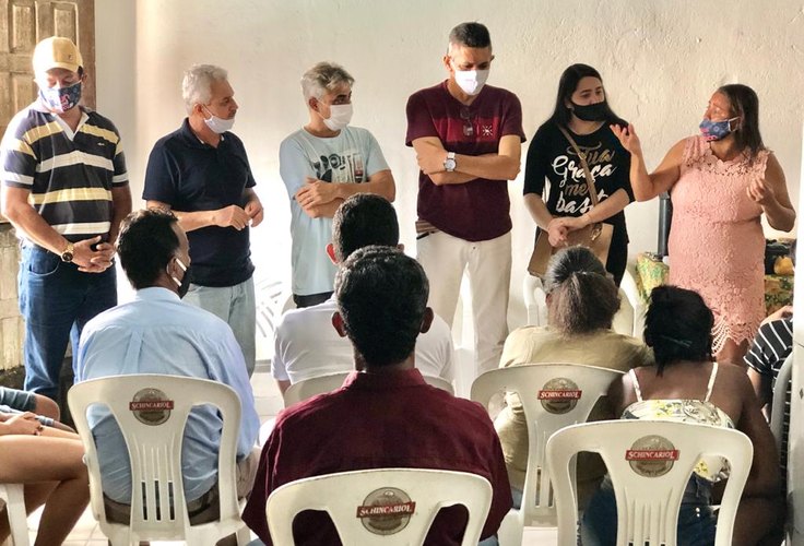 Pré-candidato Sebastião de Jesus se assusta com estado de abandono no bairro Mutirão