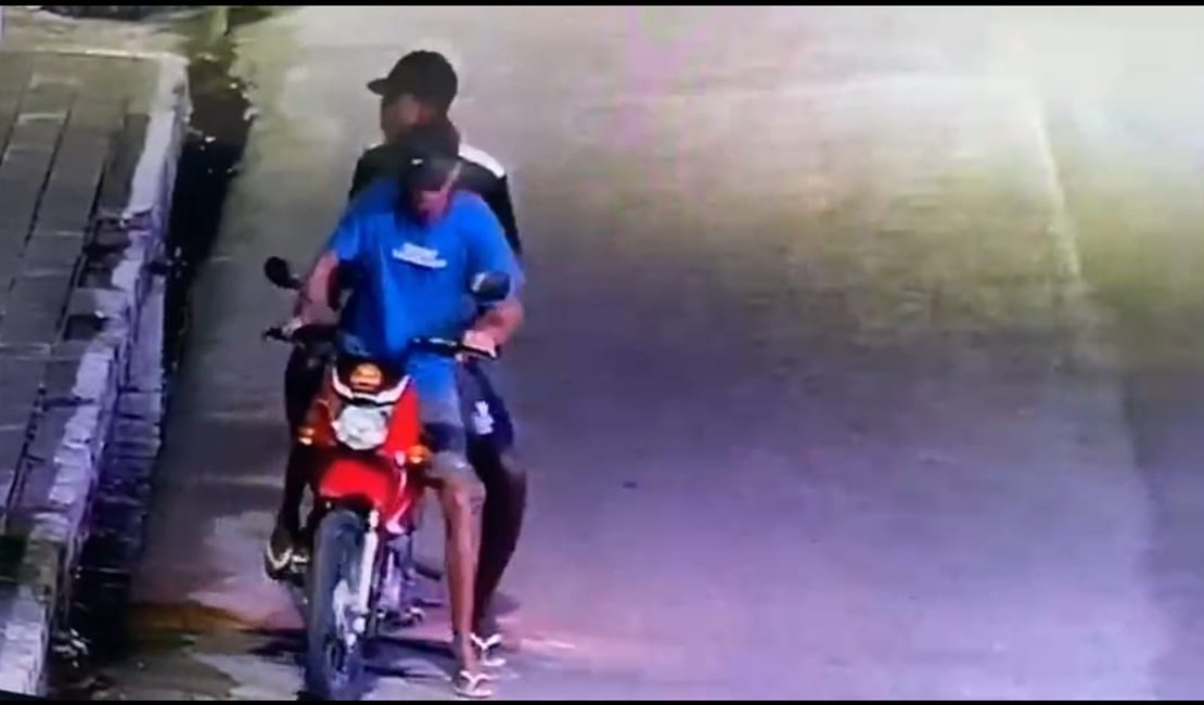 [Vídeo] Bandidos de moto cometem assalto em Porto de Pedras