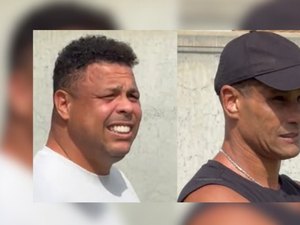 Ronaldo e Rivaldo visitam treino da seleção brasileira e reações viralizam