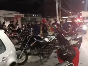 Acidente entre motocicletas deixa uma mulher morta e dois feridos na Av. Durval de Góes Monteiro