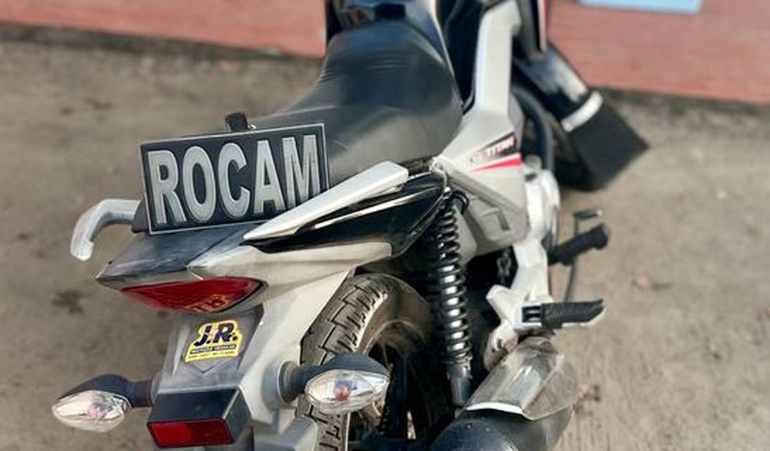Suspeito é preso em flagrante com moto furtada em Arapiraca