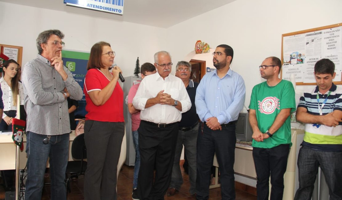 Professora Graça participa de lançamento de campanha do Natal Solidário do Procon