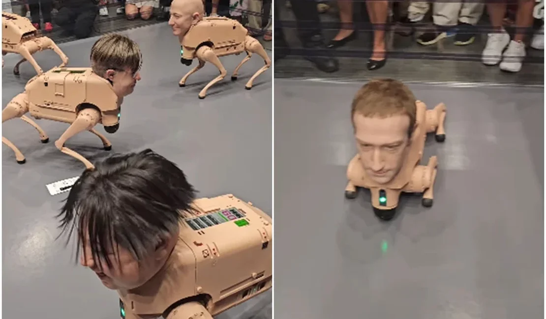 Mark Zuckerberg, Elon Musk e mais viram cães-robôs em museu