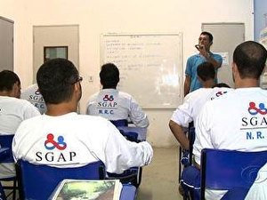 Reeducandos vão assistir aula preparatória para o Enem