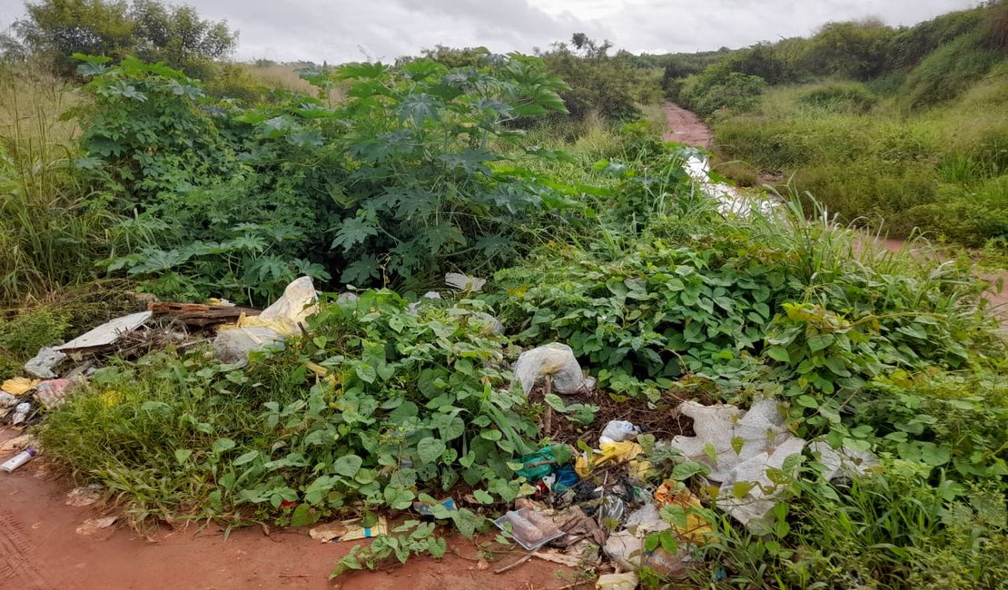 Acúmulo de lixo em comunidades rural de Arapiraca preocupa moradores