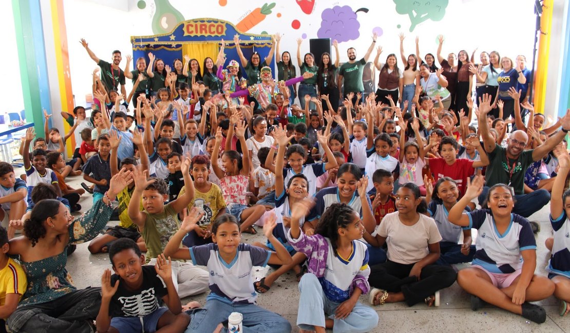 Crianças de escola municipal de Arapiraca aprendem sobre tratamento da água