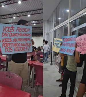 Estudantes da Ufal protestam contra a entrada da PM após repercussão de violência em instituto