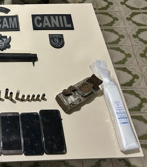 Homem é preso por tráfico de drogas e posse ilegal de arma de fogo em Arapiraca