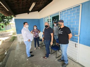 Luciano Barbosa visita obras de recuperação do CEMFRA