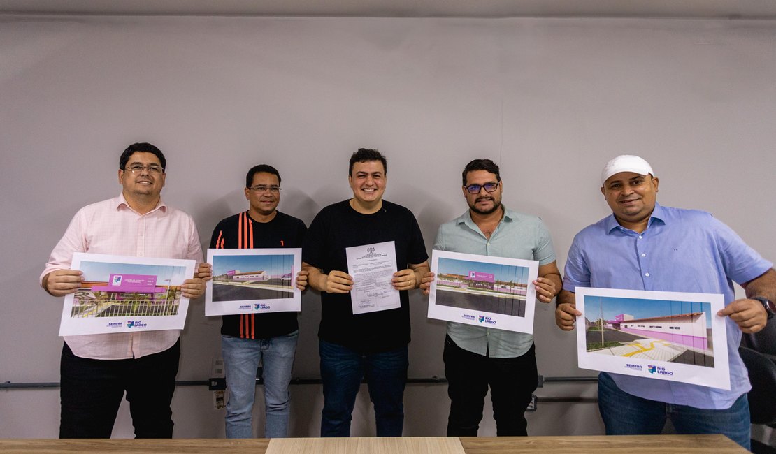 Prefeito Carlos assina Ordem de Serviço para construção do primeiro CAPSi de Rio Largo