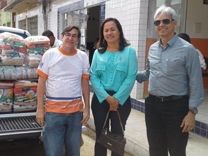 ONG Moradia e Cidadania doa cestas básicas a vítimas das chuvas em Alagoas