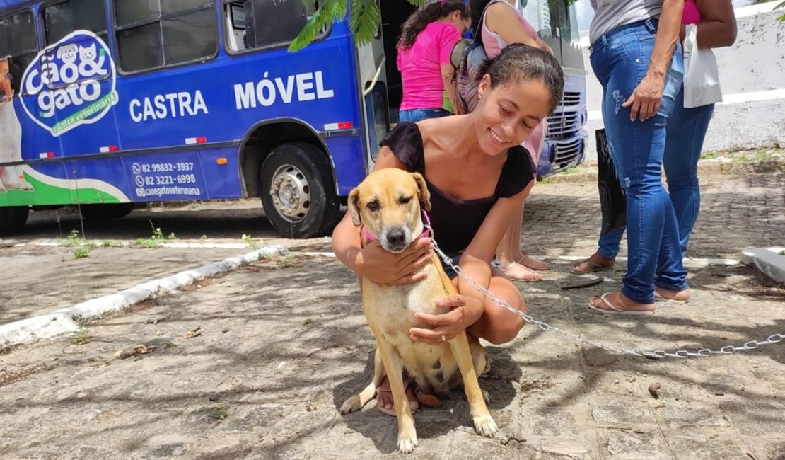 ‘Castra Pet’ realiza mais 40 castrações de cães e gatos no município de Penedo