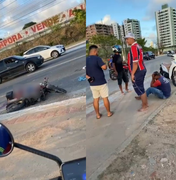 Homem morre após caminhão colidir contra motocicleta na Avenida Márcio Canuto