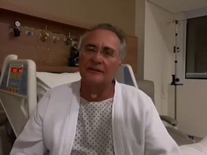 [Vídeo] Internado, Renan Calheiros desabafa: 'Me condenaram à morte em vida'