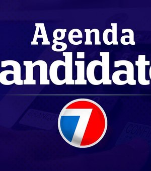 Confira a agenda desta segunda dos candidatos a governador de AL