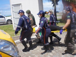 Samu AL realiza simulado com mais de 200 pessoas sobre incidentes com múltiplas vítimas