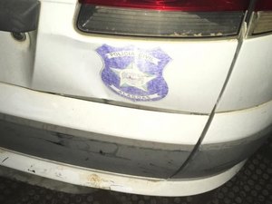 Homem embriagado provoca batida em viatura da polícia e é preso, em Craíbas