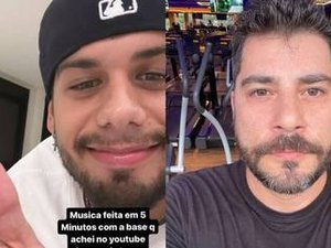 Zé Felipe comenta rap que fez após polêmica com Evaristo Costa e Virginia: 'Brega'