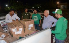 Governo de Alagoas entrega EPI?s para limpeza de óleo em Maragogi