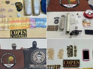Polícia apreende drogas e arma de fogo em operação no interior de Alagoas