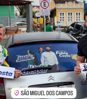 Cabo Bebeto e Fábio Costa participam de agenda política em São Miguel dos Campos