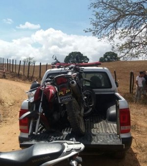 Polícia recupera três veículos roubados de uma só vez na Zona Rural de Arapiraca
