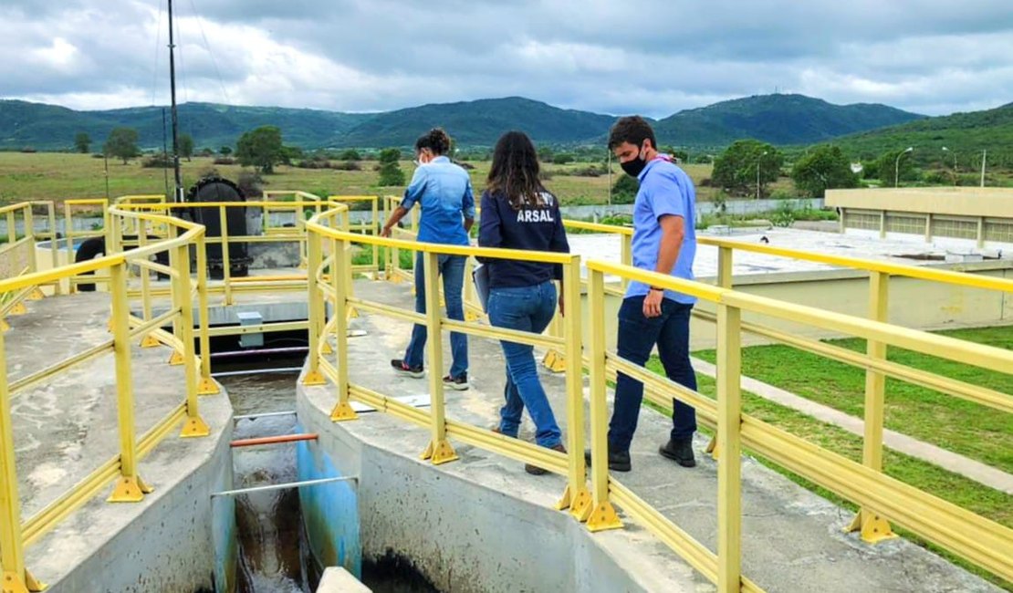 Arsal fiscaliza qualidade da água em 23 municípios do interior de Alagoas